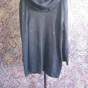 Lily Morgan XL Black Long Sleeve Sweater